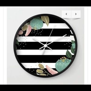 Fancy Lines Wall Clock